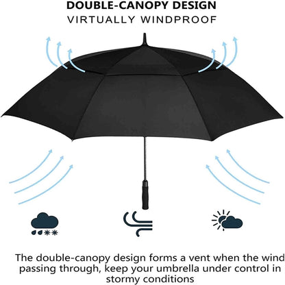 62 Inch Automatic Open Golf Umbrella