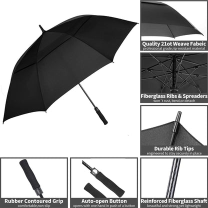 62 Inch Automatic Open Golf Umbrella