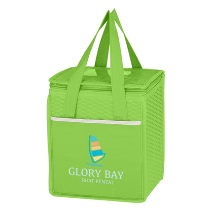 Non-Woven Wave Design Kooler Lunch Bag