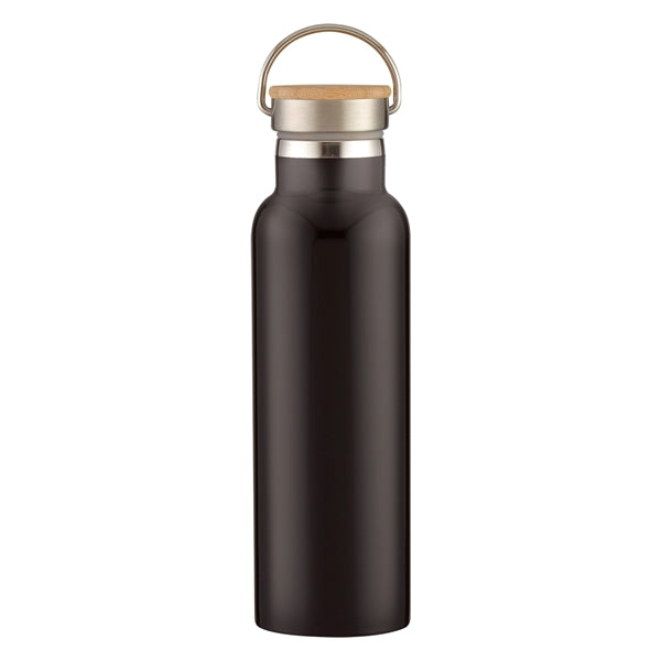 21 Oz. Liberty Stainless Steel Bottle With Wood Lid