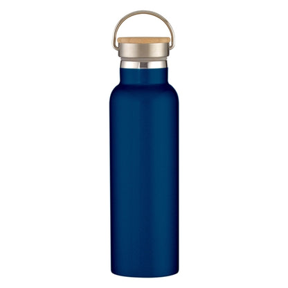 21 Oz. Liberty Stainless Steel Bottle With Wood Lid