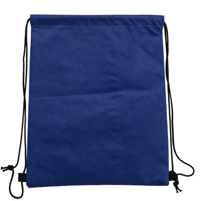 Vertical Drawstring Bag with a Mesh Pocket