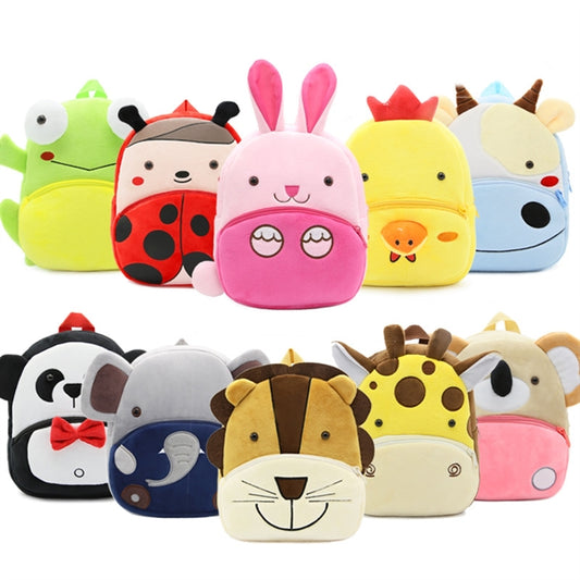 Plush Kids Kindergarten Preschool Bags Toddler Backpack