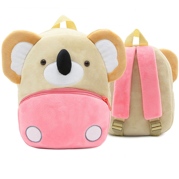Plush Kids Kindergarten Preschool Bags Toddler Backpack