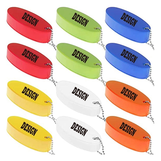 PU Foam Boat Floating Keychain Tag