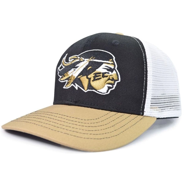 Premium Cotton & Mesh 6-Panel Structured Cap Velcro Closure