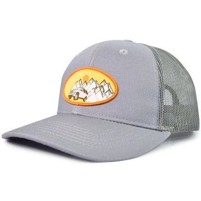 Premium Cotton & Mesh 6-Panel Structured Cap Velcro Closure