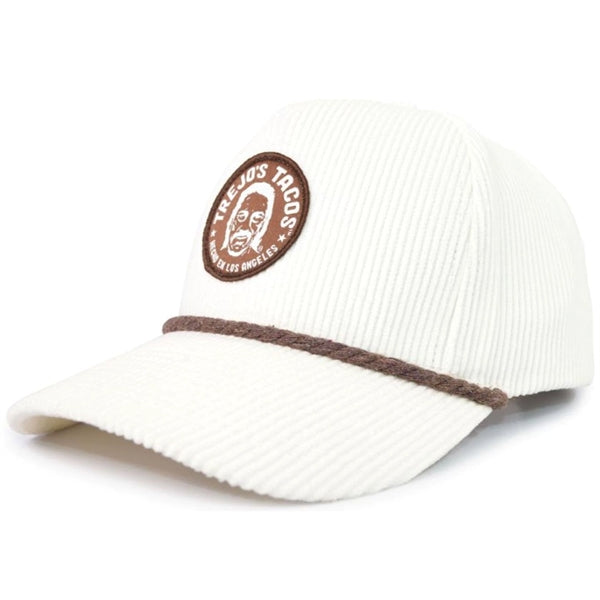 5-Panel Rope Halfmoon Buckram Corduroy Fabric Snapback Caps