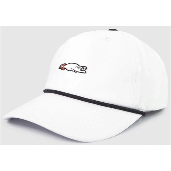 5-Panel Halfmoon Structure Hyper Poly Fabric w/ Snapback Cap