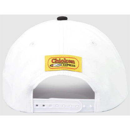 5-Panel Halfmoon Structure Hyper Poly Fabric w/ Snapback Cap