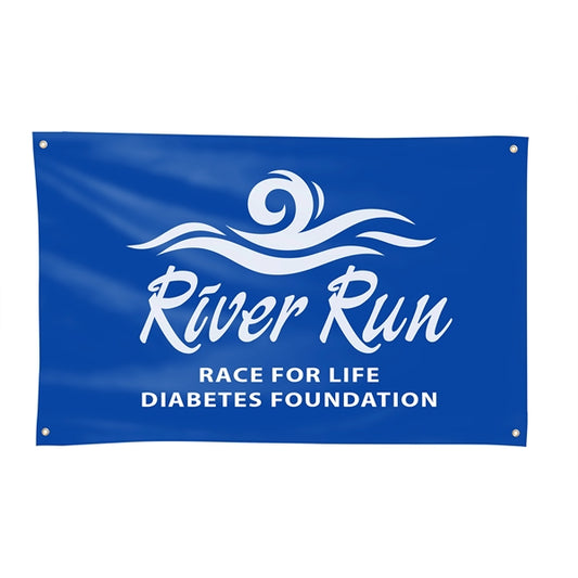 3' H x 5' W Fabric Banner (DOUBLE SIDED)
