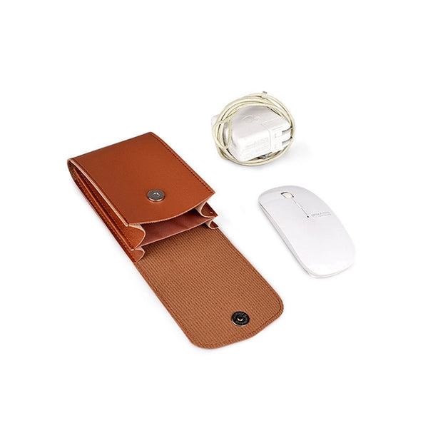Compact Leather Electronic Organizer