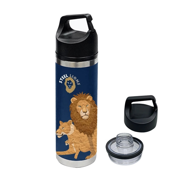 18 Oz. Full Color Davenport Stainless Steel Bottle