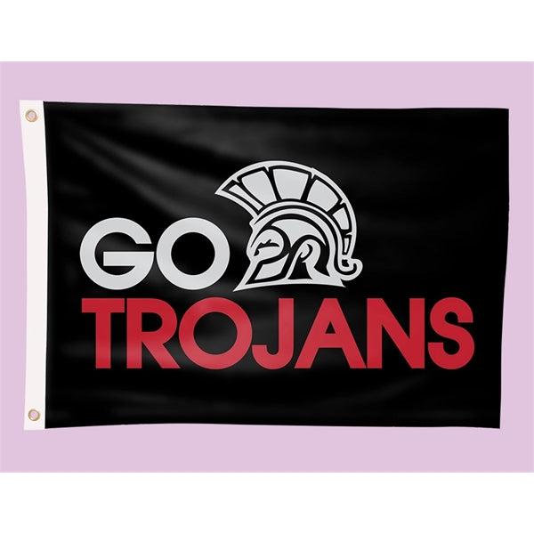2' H x 3' W Team Flag Double Sided