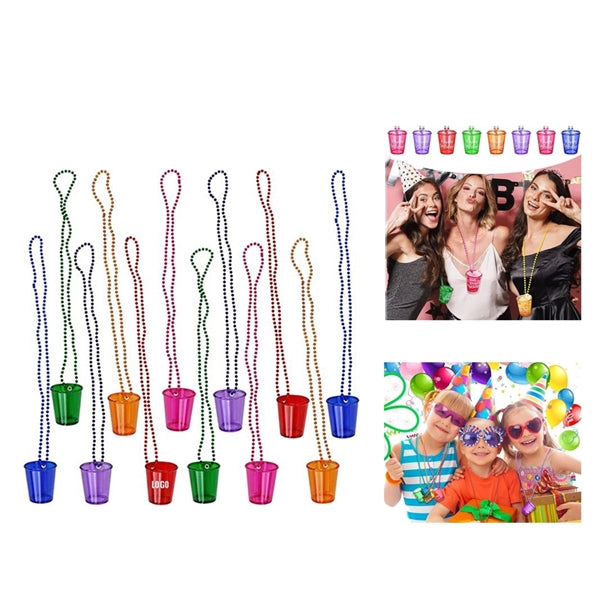 Shot Glass Bead Necklace