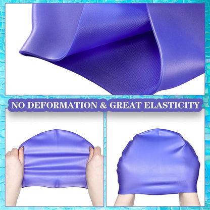Unisex Adult Silicone Swim Cap