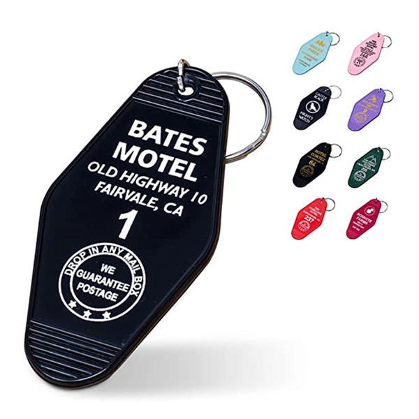 Custom Motel Hotel Keychain