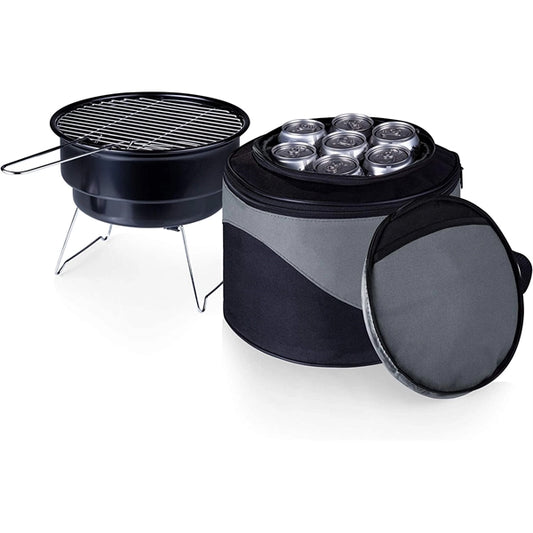 Picnic Portable BBQ With Cooler Bag
