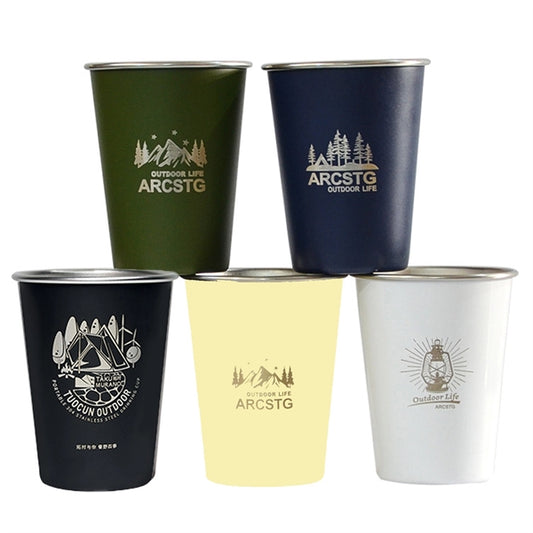 Imprinted Stainless Steel Pint Glass Cups