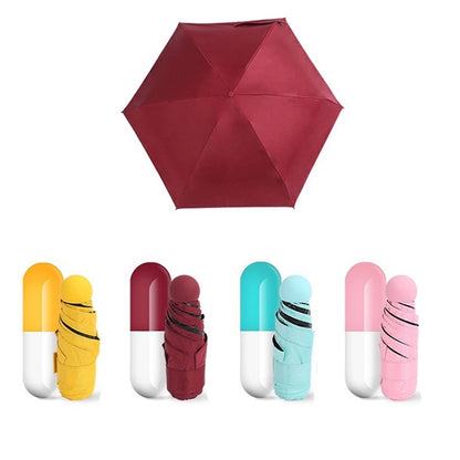 Mini Capsule Pocket Compact Umbrella