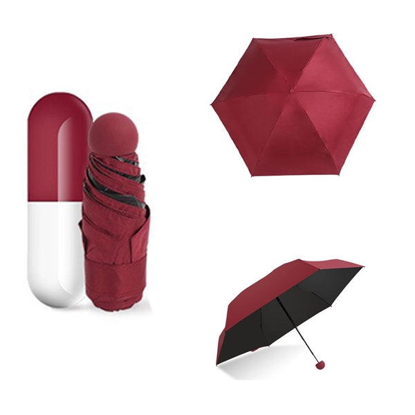 Mini Capsule Pocket Compact Umbrella