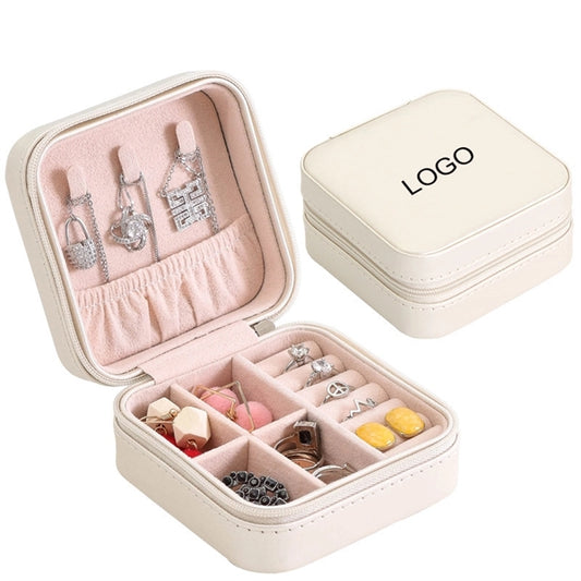PU Single Layer Simple Jewelry Storage Box