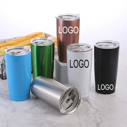 17oz Vacuum Stainless Steel Tumbler with Splash Proof Lid