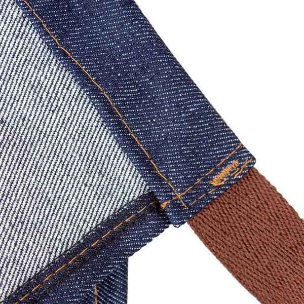 Denim Short Waist Apron with 3 Pockets