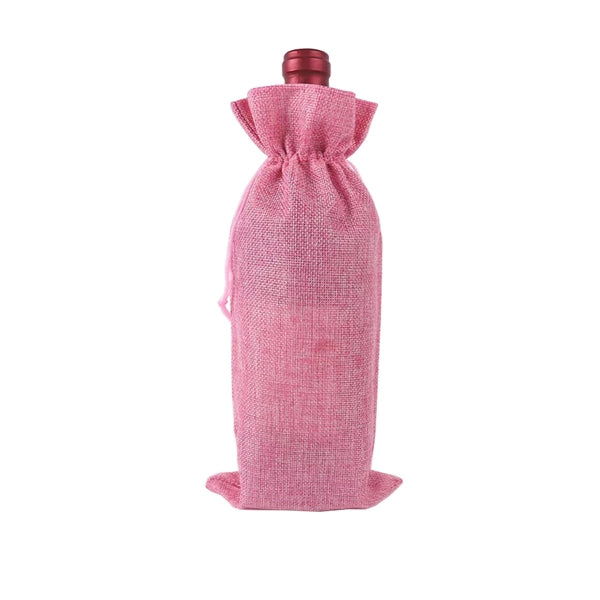 Burlap Wine Bag MOQ 100PCS