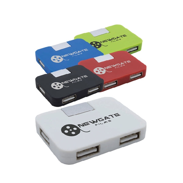 Foldable 4-Port USB Hub 2.0