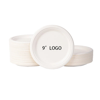 Disposable Sugarcane Paper Plate