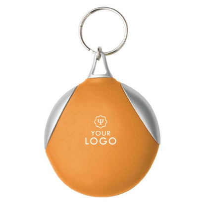 Rubber Key Chain With Microfiber Cleaning Cloth