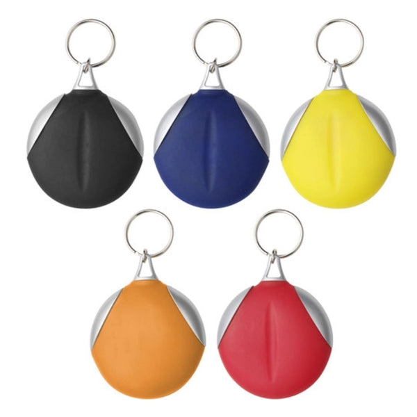 Rubber Key Chain With Microfiber Cleaning Cloth