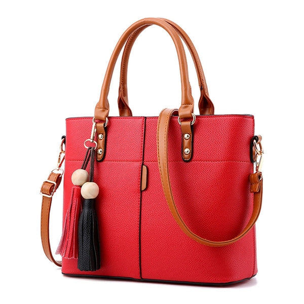 Leather Laptop Tote Bag