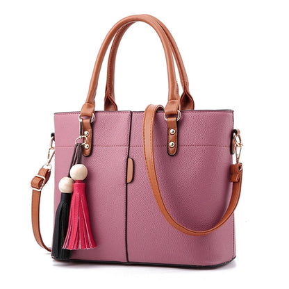 Leather Laptop Tote Bag