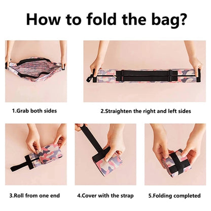 Foldable Grocery Storage Tote