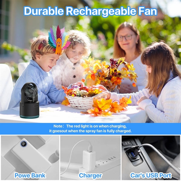 Portable Misting Fan