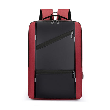 Simple Multi-Functional Usb Charging Large Capacity Backpack