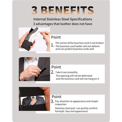Professional Pu Leather Business Card Holders