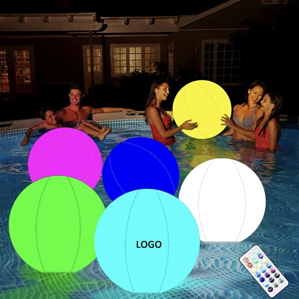 LED Beach Ball With Remote
