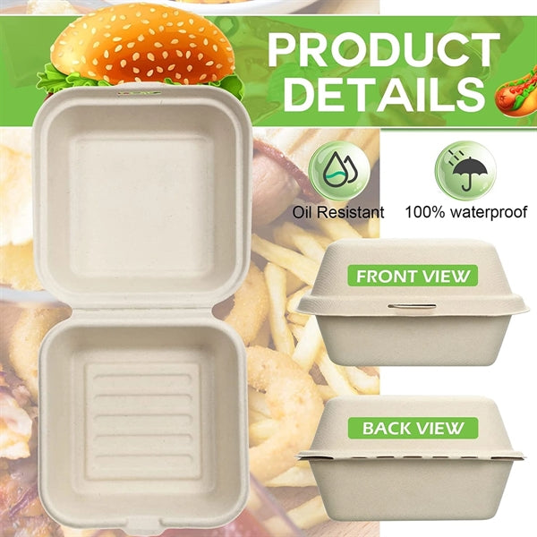 Biodegradable Clamshell Box