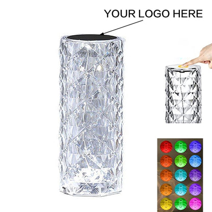Touch Crystal Rose Lamp