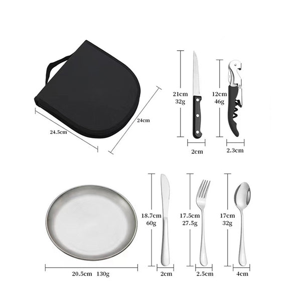 Camping Eating Utensils Set