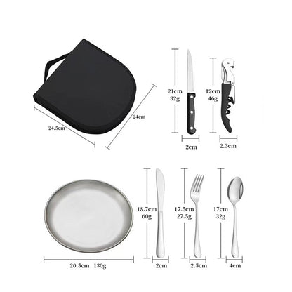 Camping Eating Utensils Set