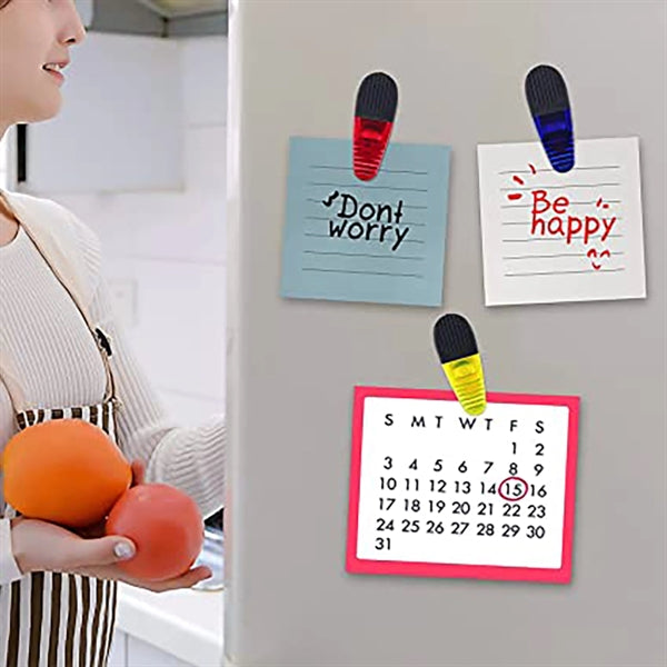 Plastic Refrigerator Magnet Clips