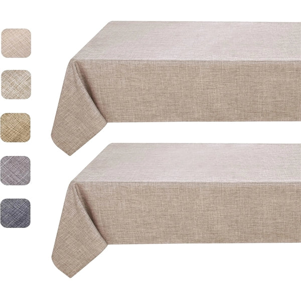 Nature Faux Linen Tablecloths Rectangle