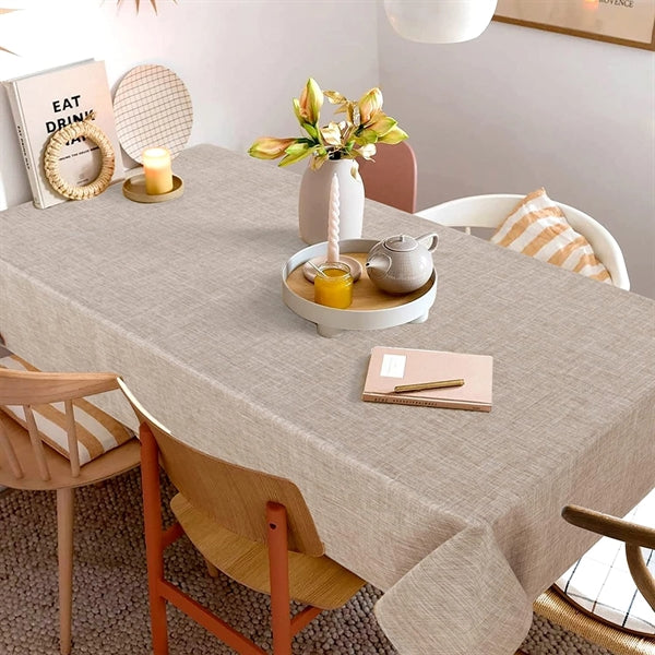 Nature Faux Linen Tablecloths Rectangle