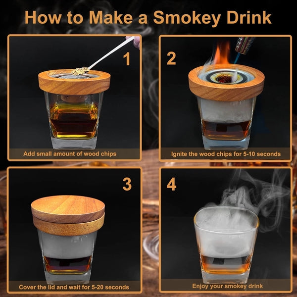 Cocktail Smoker Kit with Torch
