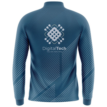 Unisex 180 GSM Interlock Sublimation Zipper Sweatshirt