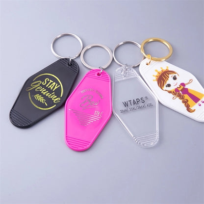 Retro Hotel Key Ring
